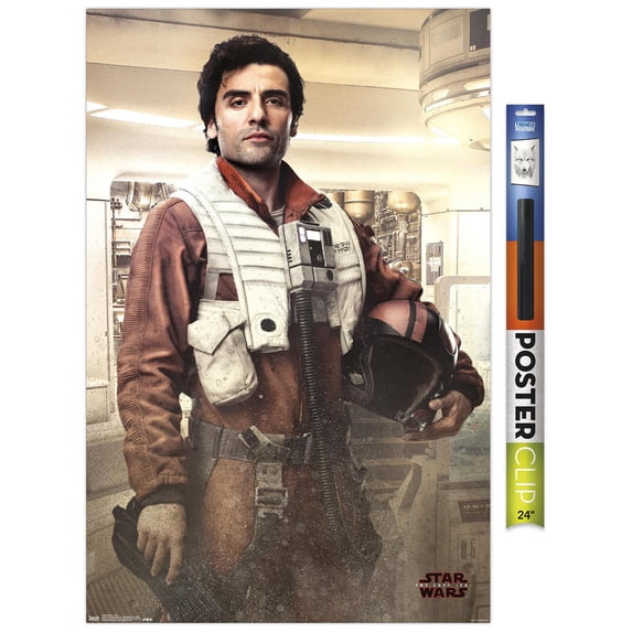 Star Wars: The Last Jedi - Poe Wall Poster, 22.375" x 34"