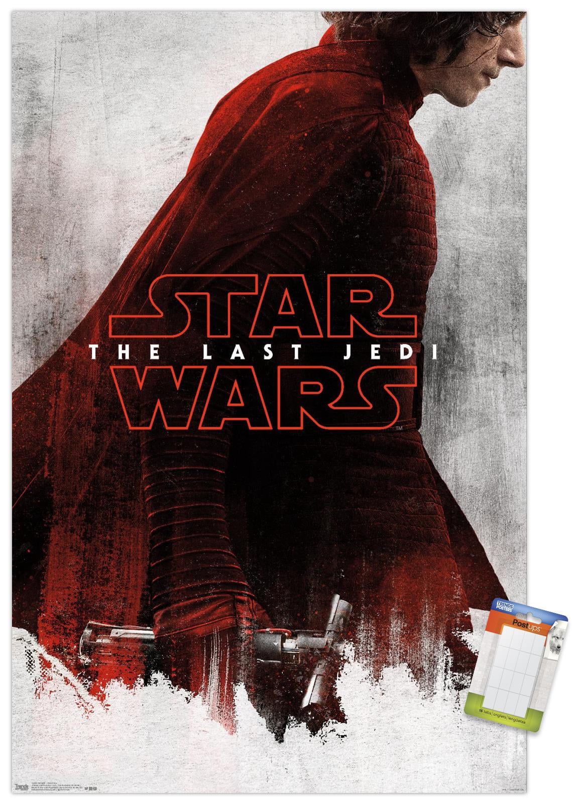 Star Wars: The Last Jedi - Red Kylo Wall Poster, 14.725" x 22.375"