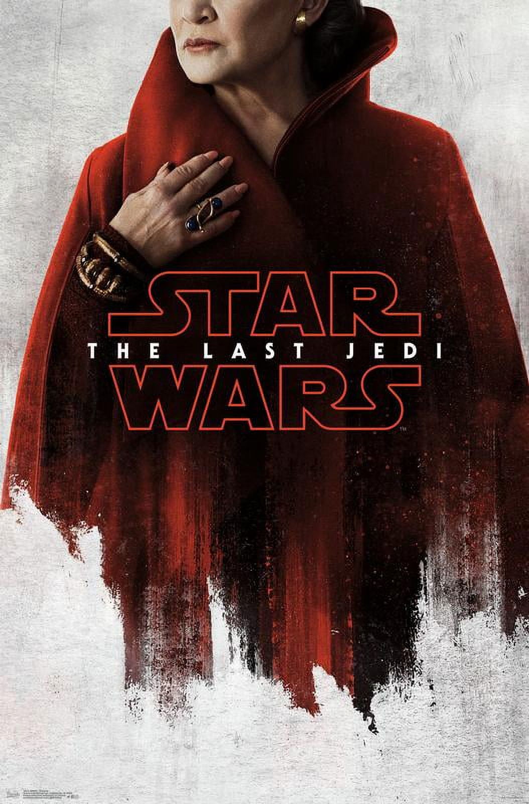Star Wars: The Last Jedi - Red Leia Wall Poster, 22.375" x 34"