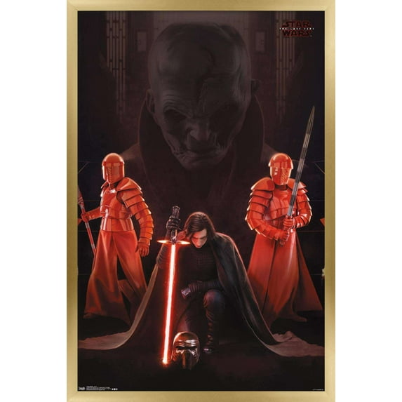Star Wars: The Last Jedi - Serve Wall Poster, 22.375" x 34", Framed