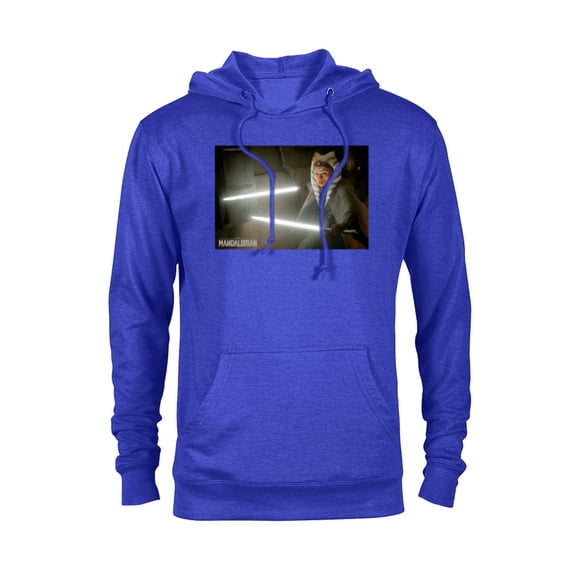 Star Wars The Mandalorian Ahsoka Tano Lightsaber Battle - Pullover Hoodie for Adults - Customized-Royal