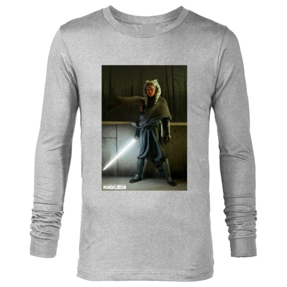 Star Wars The Mandalorian Ahsoka Tano - Long Sleeve T-Shirt for Men - Customized-Athletic Heather