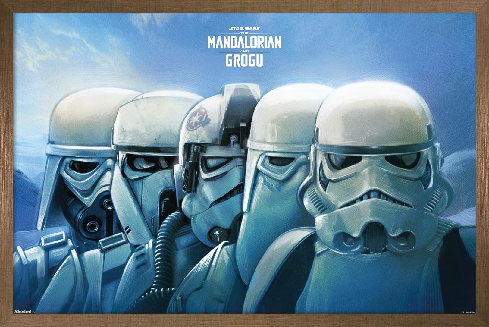 【新品未開封】 STAR WARS MANDALORIAN オーロラポスターA3 Star-Wars-The-Mandalorian-And-