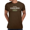 thumbnail image 1 of Star Wars The Mandalorian And Grogu Movie Logo Full Color Men's T Shirt (Dark Chocolate, S-3XL), 1 of 4