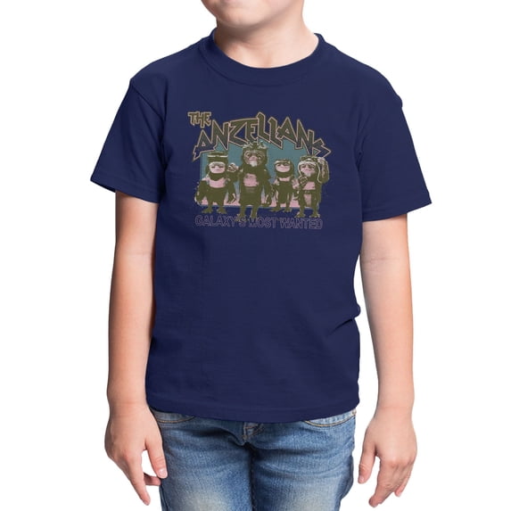 Star Wars The Mandalorian And Grogu The Anzellans Rock Youth T Shirt (Navy, XS-XL)