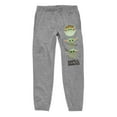 thumbnail image 1 of Star Wars The Mandalorian Baby Grogu Character Men's Grey Sweatpants-XS, 1 of 1