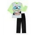 thumbnail image 1 of Star Wars The Mandalorian Baby Yoda Boys Long Sleeve Top and Pants Pajama Sleep Set, 2-Piece, Sizes 4-16, 1 of 3