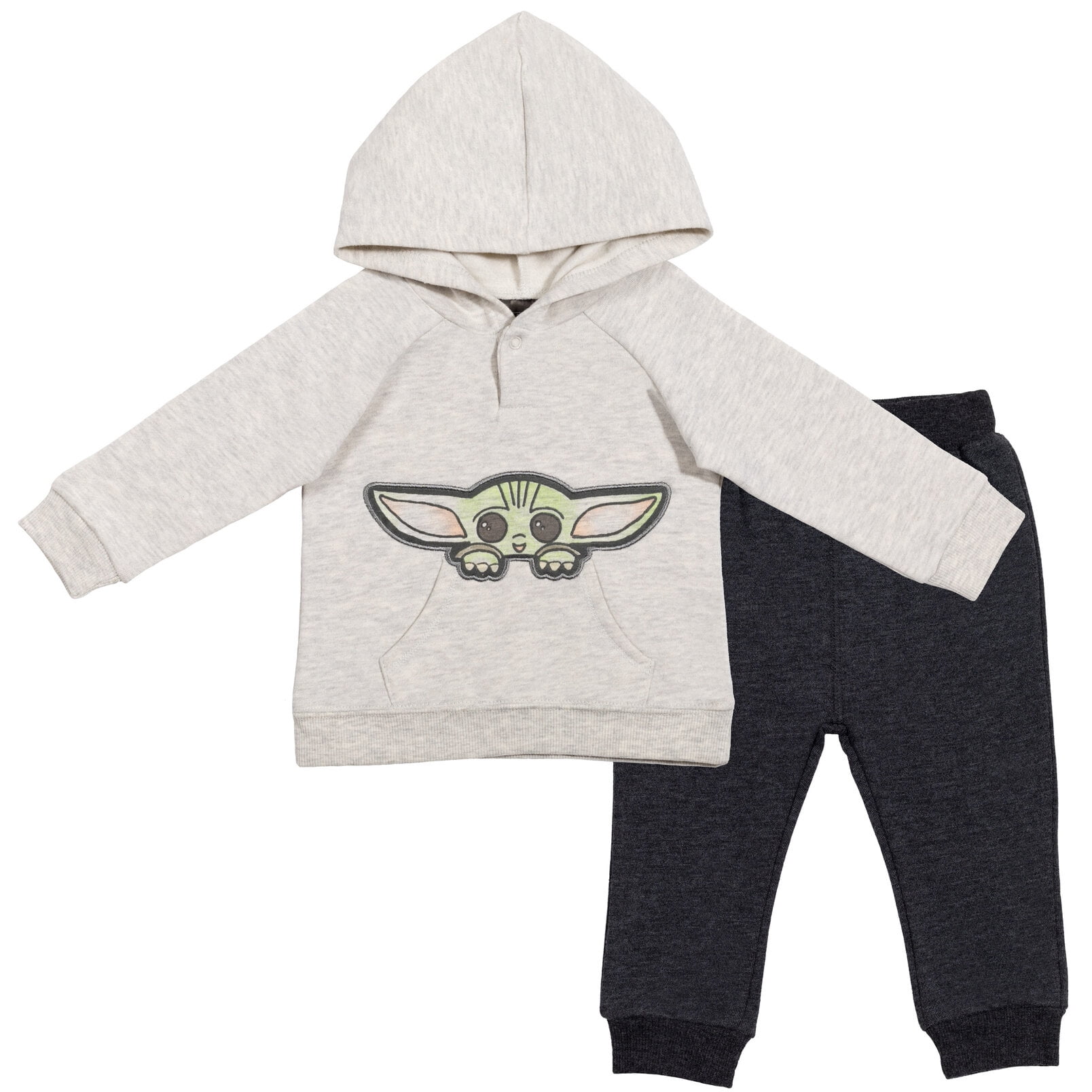 Star Wars The Mandalorian Baby Yoda Newborn Baby Boys Fleece Hoodie ...