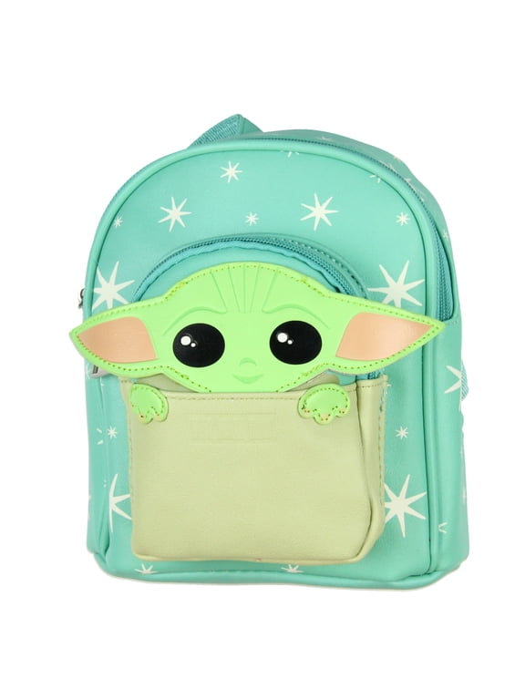 The Mandalorian Baby Yoda The Child Micro Mini Backpack Shoulder Bag 9"