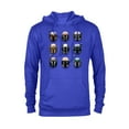 thumbnail image 1 of Star Wars The Mandalorian Battle Worn Helmets - Pullover Hoodie for Adults - Customized-Royal Heather, 1 of 5