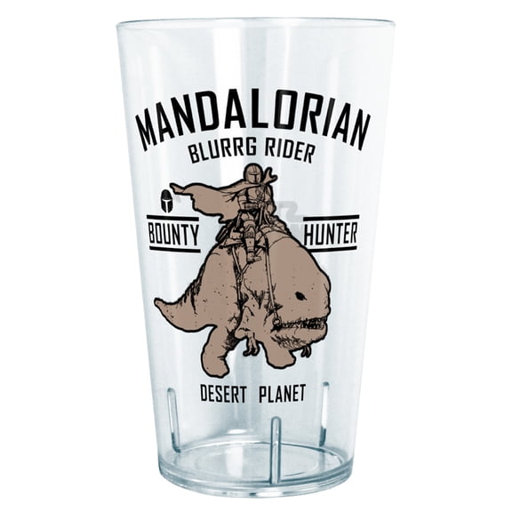 Star Wars: The Mandalorian Blurrg Rider  Tritan Drinking Cup Clear 24 oz.