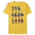 thumbnail image 1 of Star Wars The Mandalorian Bounty Hunters This is the Way - Short Sleeve Blended T-Shirt for Adults - Customized-Yellow, 1 of 5