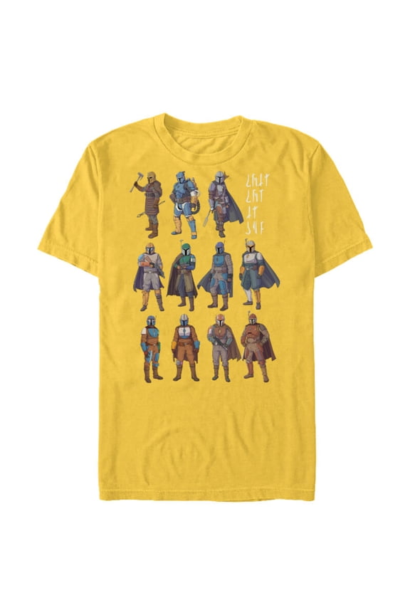 The Mandalorian Bounty Hunters This is the Way - Short Sleeve Blended T-Shirt for Adults - Customized-Yellow