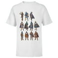 thumbnail image 1 of Star Wars The Mandalorian Bounty Hunters This is the Way - Short Sleeve T-Shirt for Kids - Customized-White, 1 of 5