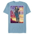 thumbnail image 1 of Star Wars The Mandalorian Cara Dune Painting - Short Sleeve Blended T-Shirt for Adults - Customized-Ocean Blue, 1 of 5