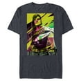 thumbnail image 1 of Star Wars The Mandalorian Cara Dune - Short Sleeve Blended T-Shirt for Adults - Customized-Navy Heather, 1 of 5
