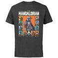 thumbnail image 1 of Star Wars The Mandalorian Character Grid This Is The Way - Short Sleeve Cotton T-Shirt for Adults - Customized-Charcoal, 1 of 5