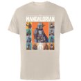 thumbnail image 1 of Star Wars The Mandalorian Character Grid This Is The Way - Short Sleeve Cotton T-Shirt for Adults - Customized-Natural, 1 of 4