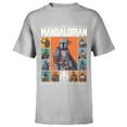thumbnail image 1 of Star Wars The Mandalorian Character Grid This Is The Way - Short Sleeve T-Shirt for Kids - Customized-Athletic Heather, 1 of 5