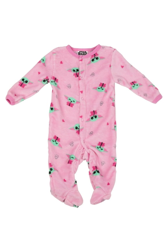 The Mandalorian Chibi Grogu Infant Footie Pajamas-0-3 Months