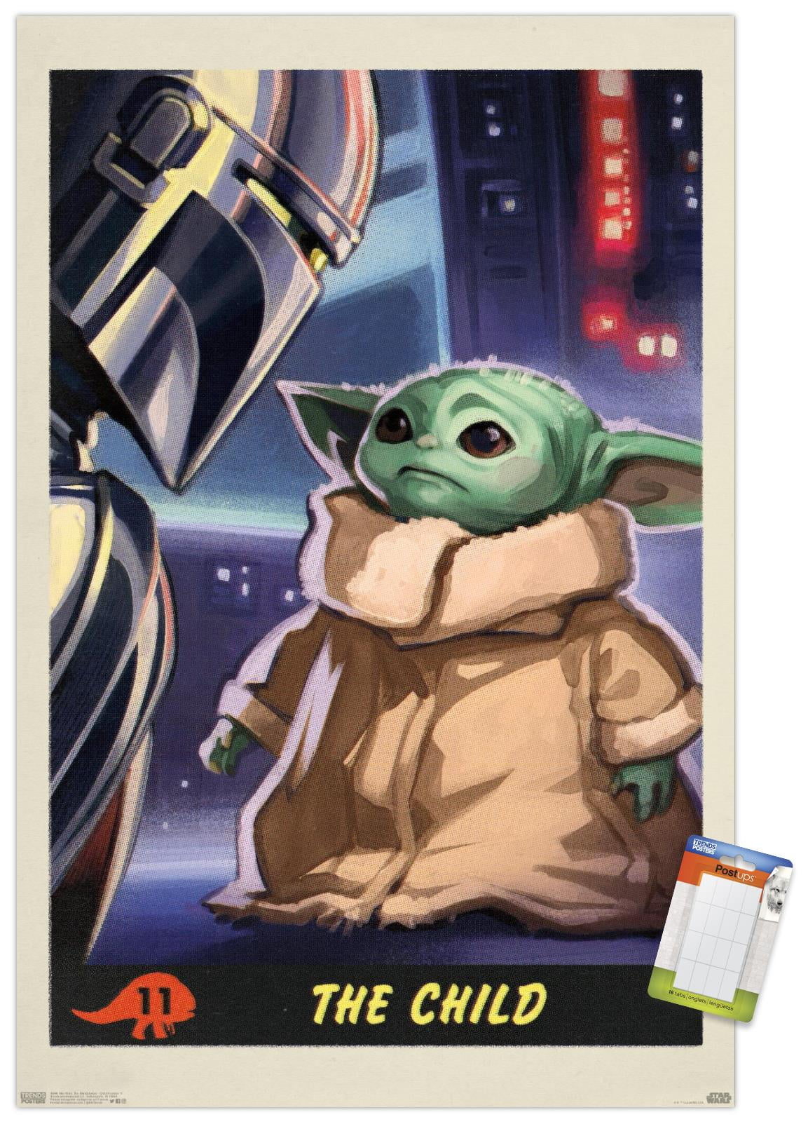 Star Wars: The Mandalorian - Child Number 11 Wall Poster, 14.725" x 22.375"