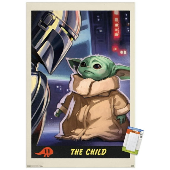 Star Wars: The Mandalorian - Child Number 11 Wall Poster, 14.725" x 22.375"