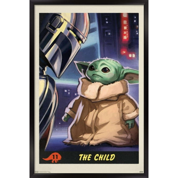 Star Wars: The Mandalorian - Child Number 11 Wall Poster, 22.375" x 34", Framed