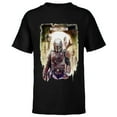 thumbnail image 1 of Star Wars The Mandalorian Conquer Poster - Short Sleeve T-Shirt for Kids - Customized-Black, 1 of 5