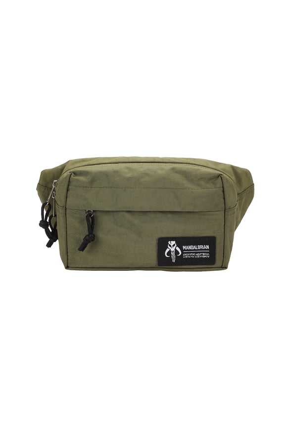 Star Wars The Mandalorian Crest 11.5 Olive Fanny Pack