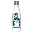 thumbnail image 1 of Star Wars: The Mandalorian Cute Silhouette  Stainless Steel Water Bottle White 17 oz., 1 of 3