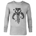 thumbnail image 1 of Star Wars The Mandalorian Dotted Logo - Long Sleeve T-Shirt for Men - Customized-Athletic Heather, 1 of 5
