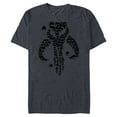 thumbnail image 1 of Star Wars The Mandalorian Dotted Logo - Short Sleeve Blended T-Shirt for Adults - Customized-Navy Heather, 1 of 5