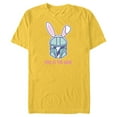 thumbnail image 1 of Star Wars The Mandalorian Easter Bunny Ears This is the Way - Short Sleeve Blended T-Shirt for Adults - Customized-Yellow, 1 of 5