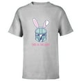 thumbnail image 1 of Star Wars The Mandalorian Easter Bunny Ears This is the Way - Short Sleeve T-Shirt for Kids - Customized-Athletic Heather, 1 of 5