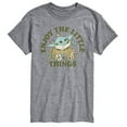 thumbnail image 1 of Star Wars - The Mandalorian Enjoy The Little Things - Men's Short Sleeve Graphic T-Shirt, 1 of 5