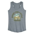 thumbnail image 1 of Star Wars - The Mandalorian Enjoy The Little Things - Wo Men's Racerback Graphic Tank Top, 1 of 4