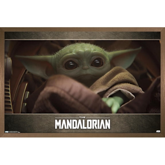 Star Wars: The Mandalorian - Eyes Wall Poster, 22.375" x 34", Framed