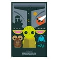 thumbnail image 1 of Star Wars: The Mandalorian - Geo Pop Group Wall Poster, 14.725" x 22.375", Framed, 1 of 3