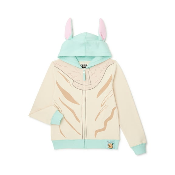 Star Wars The Mandalorian Girls Baby Yoda "The Child" Costume Hoodie, Sizes 4-16