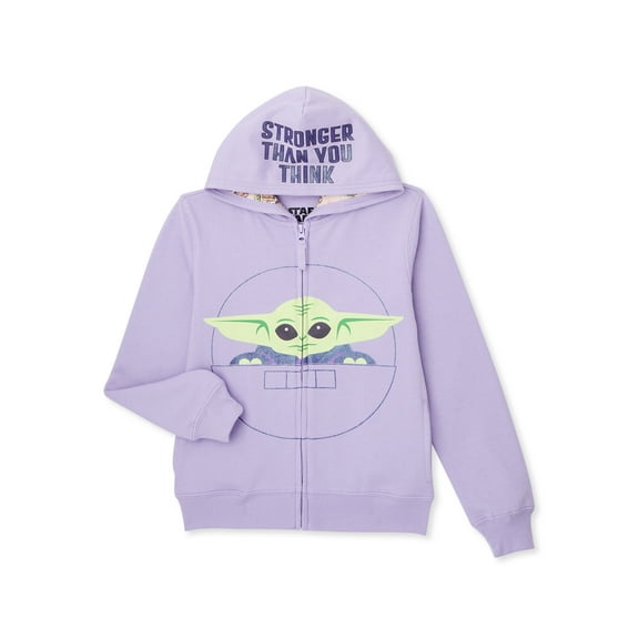 Star Wars The Mandalorian Girls Baby Yoda "The Child" Costume Hoodie, Sizes 4-16