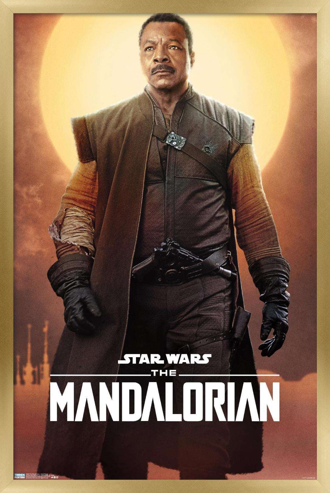 Star Wars: The Mandalorian - Greef Marda Wall Poster, 22.375" x 34", Framed