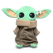 Star Wars The Mandalorian Green Baby Yoda Pillow Buddy, 100% Microfiber, Kids Bedding