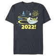 thumbnail image 1 of Star Wars The Mandalorian Grogu 2022 New Year’s Eve Standard - Short Sleeve Blended T-Shirt for Adults – Customized-Navy Heather, 1 of 5