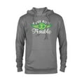 thumbnail image 1 of Star Wars The Mandalorian Grogu A Wee Bit O’ Trouble - Pullover Hoodie for Adults - Customized-Graphite Heather, 1 of 5
