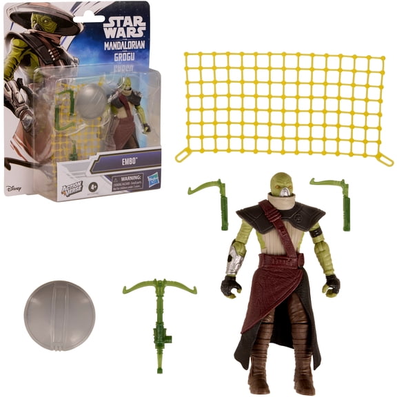 Star Wars: The Mandalorian & Grogu - ActionVerse - Embo Action Figure & Accessories