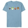 thumbnail image 1 of Star Wars The Mandalorian Grogu Ahsoka Loth-Cat Easter Eggs - Short Sleeve Blended T-Shirt for Adults - Customized-Ocean Blue, 1 of 5