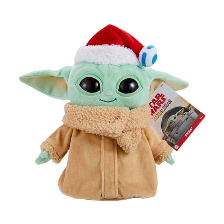 Star Wars The Mandalorian Grogu Basic 8" Holiday Plush