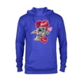 thumbnail image 1 of Star Wars The Mandalorian Grogu Be Mine Valentine - Pullover Hoodie for Adults – Customized-Royal Heather, 1 of 5