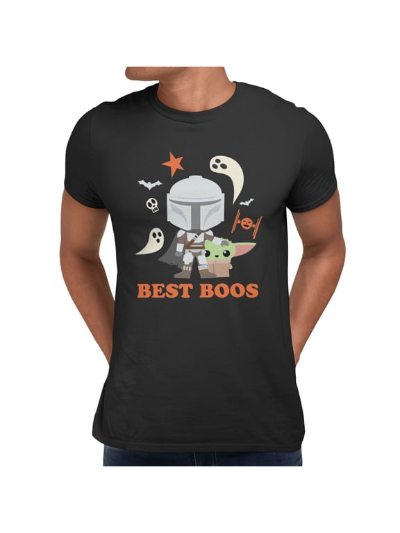 The Mandalorian Grogu Best Boos Halloween Mens T-Shirt (Black, S-XXXL)
