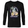 thumbnail image 1 of Star Wars The Mandalorian & Grogu Best Egg Hunting Companion - Long Sleeve T-Shirt for Men - Customized-Black, 1 of 5